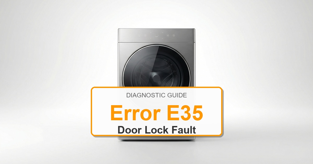 How to Fix Bosch Washer Error E35