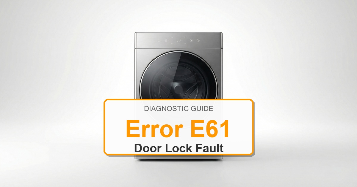 Bosch Washer Error E61 overlay image