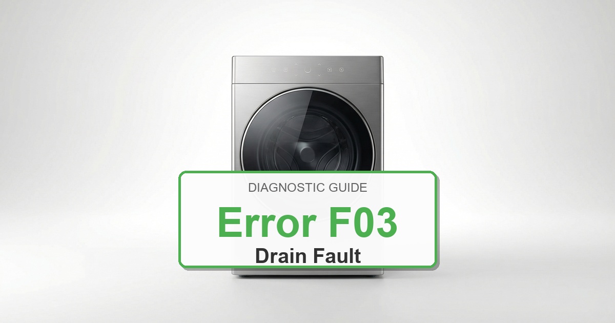 How to Fix Bosch Washer Error F03