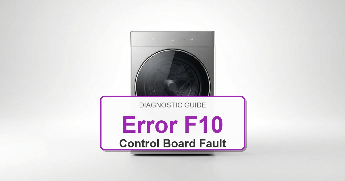 How to Fix Bosch Washer Error F10