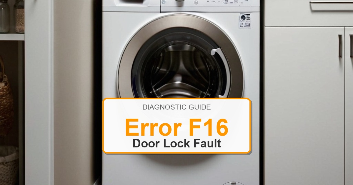 How to Fix Bosch Washer Error F16