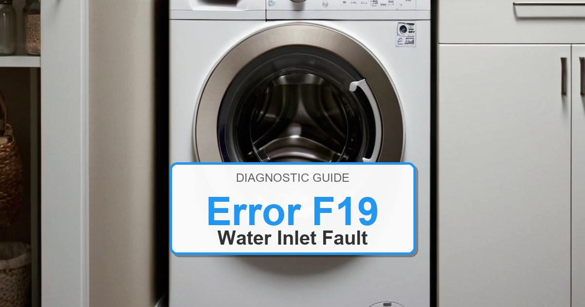 How to Fix Bosch Washer Error F19