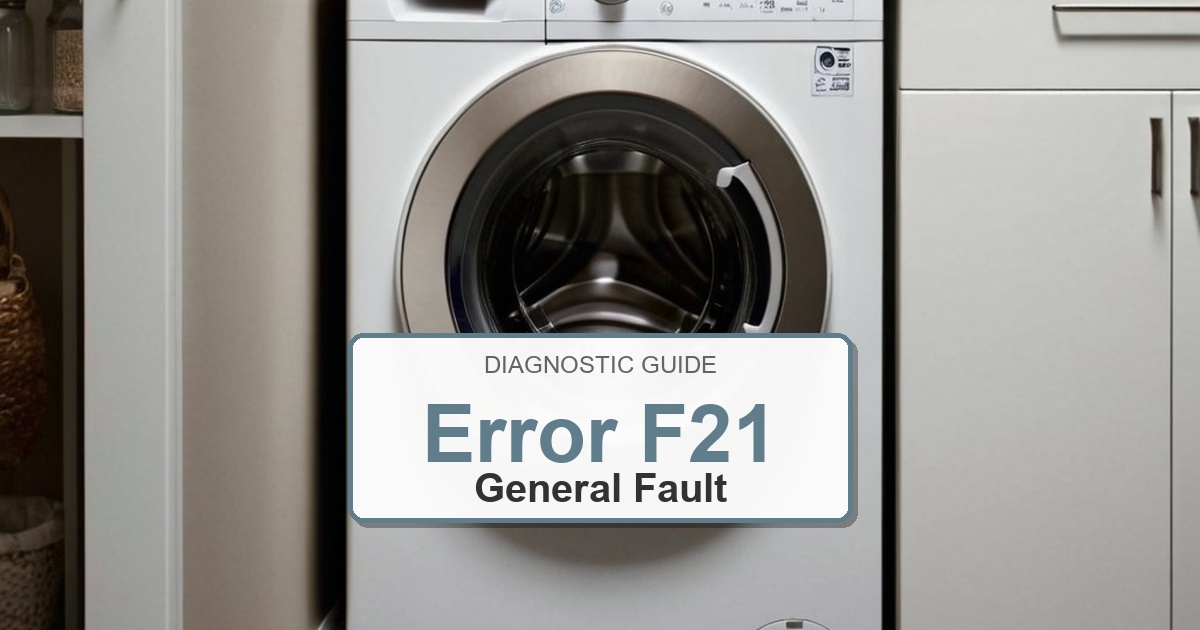 How to Fix Bosch Washer Error F21