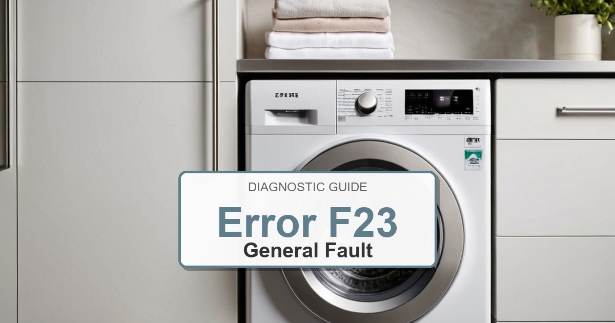 Bosch Washer Error F23 overlay image