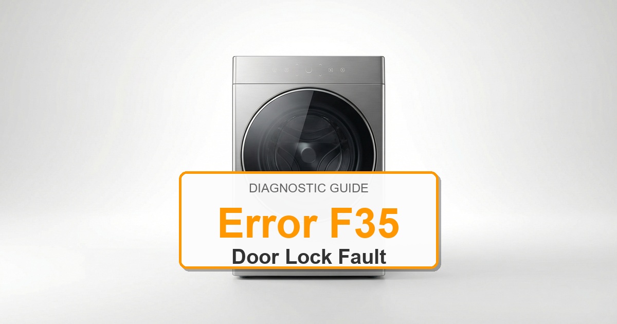 How to Fix Bosch Washer Error F35