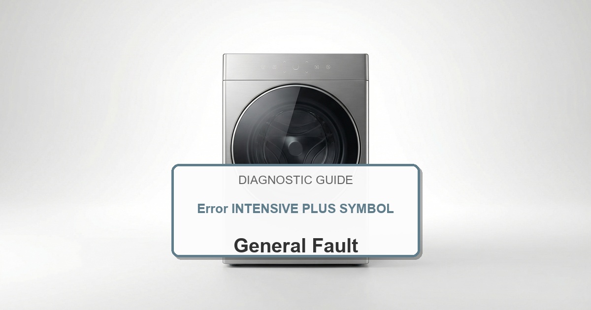 How to Fix Bosch Washer Error INTENSIVE PLUS SYMBOL