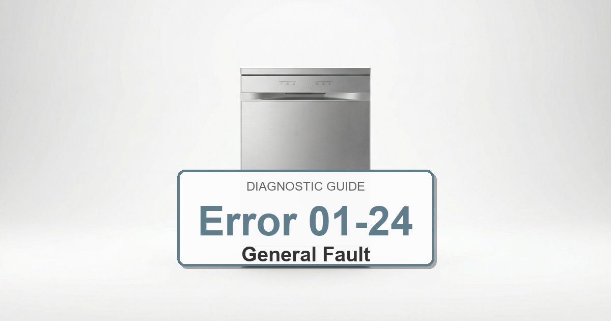 Electrolux Dishwasher Error 01-24 overlay image