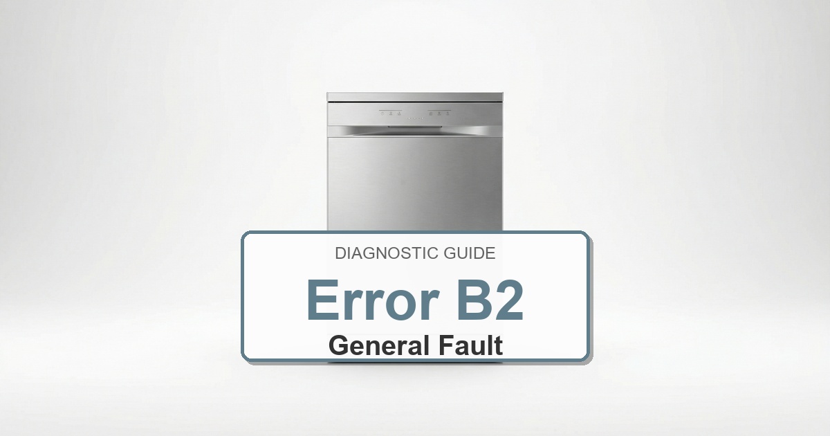 How to Fix Electrolux Dishwasher Error B2