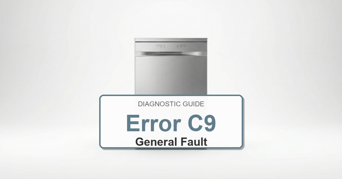 How to Fix Electrolux Dishwasher Error C9
