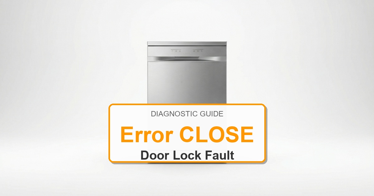 How to Fix Electrolux Dishwasher Error CLOSE