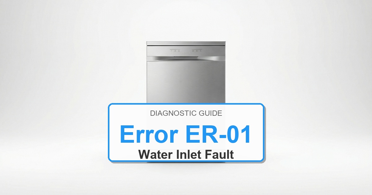 How to Fix Electrolux Dishwasher Error ER-01