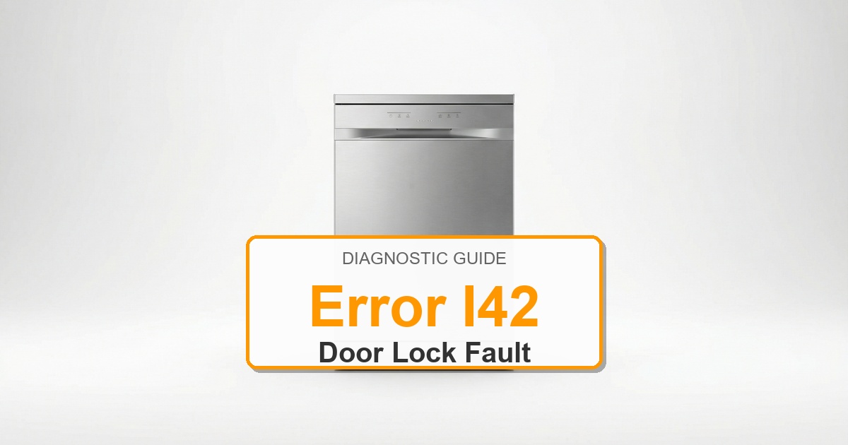 Electrolux Dishwasher Error I42 overlay image
