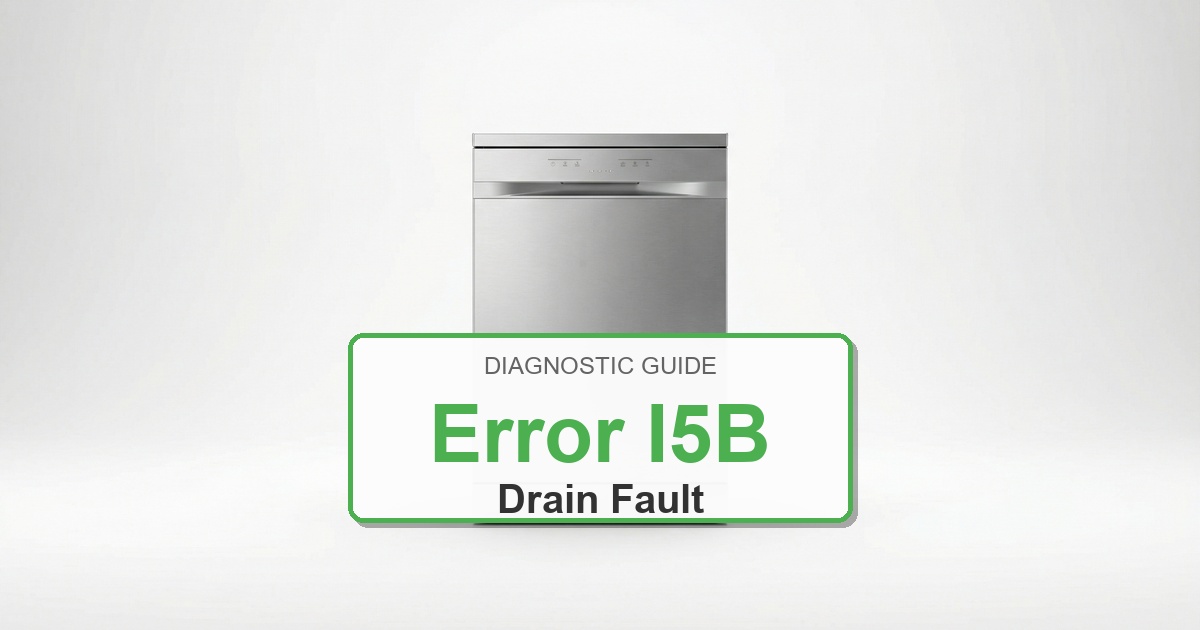 How to Fix Electrolux Dishwasher Error I5B