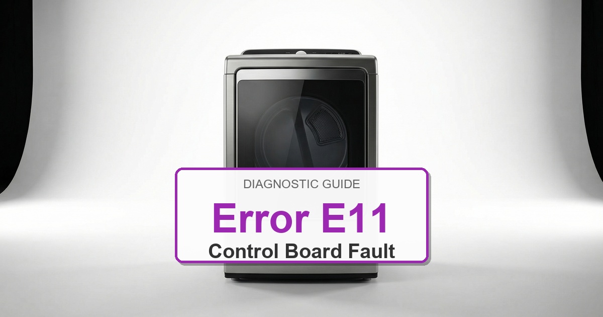 How to Fix Electrolux Dryer Error E11
