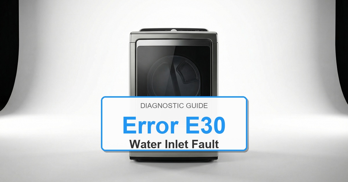 How to Fix Electrolux Dryer Error E30