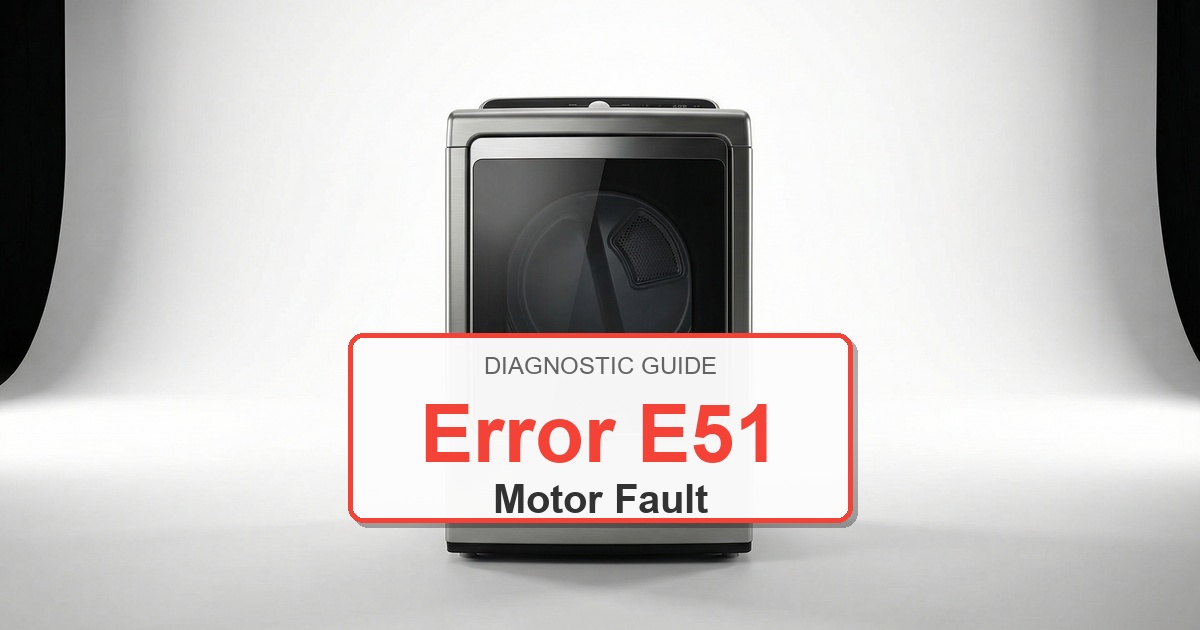How to Fix Electrolux Dryer Error E51