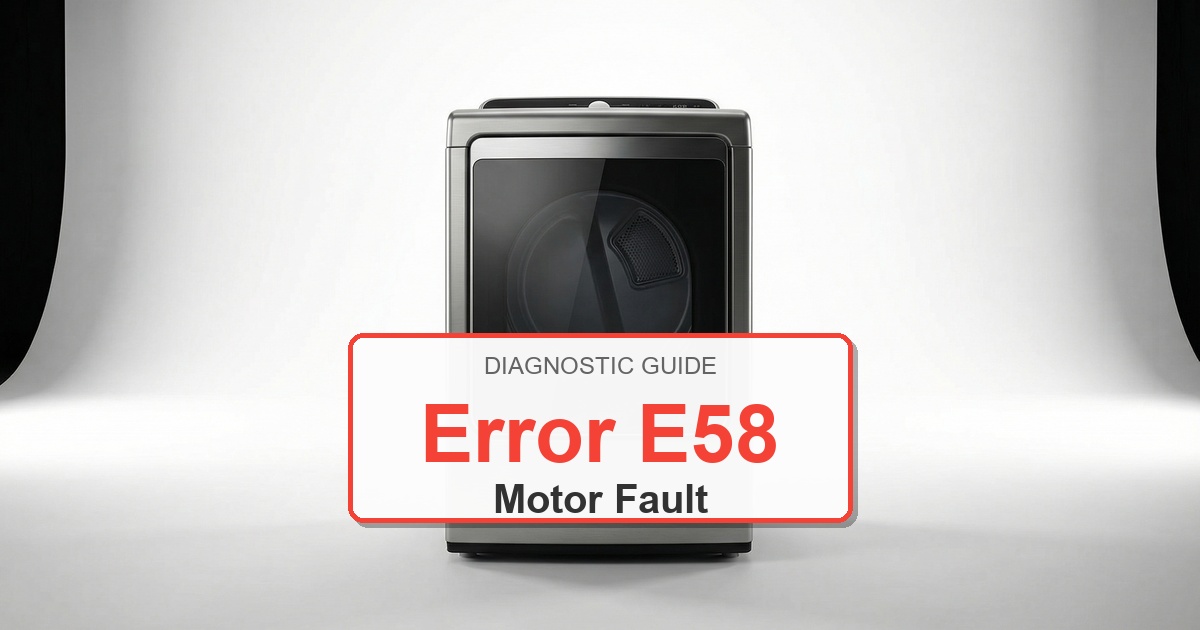 How to Fix Electrolux Dryer Error E58