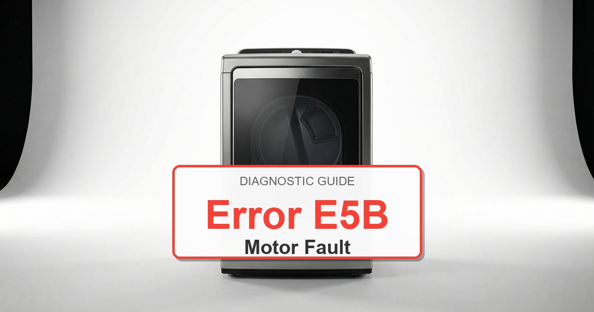 How to Fix Electrolux Dryer Error E5B