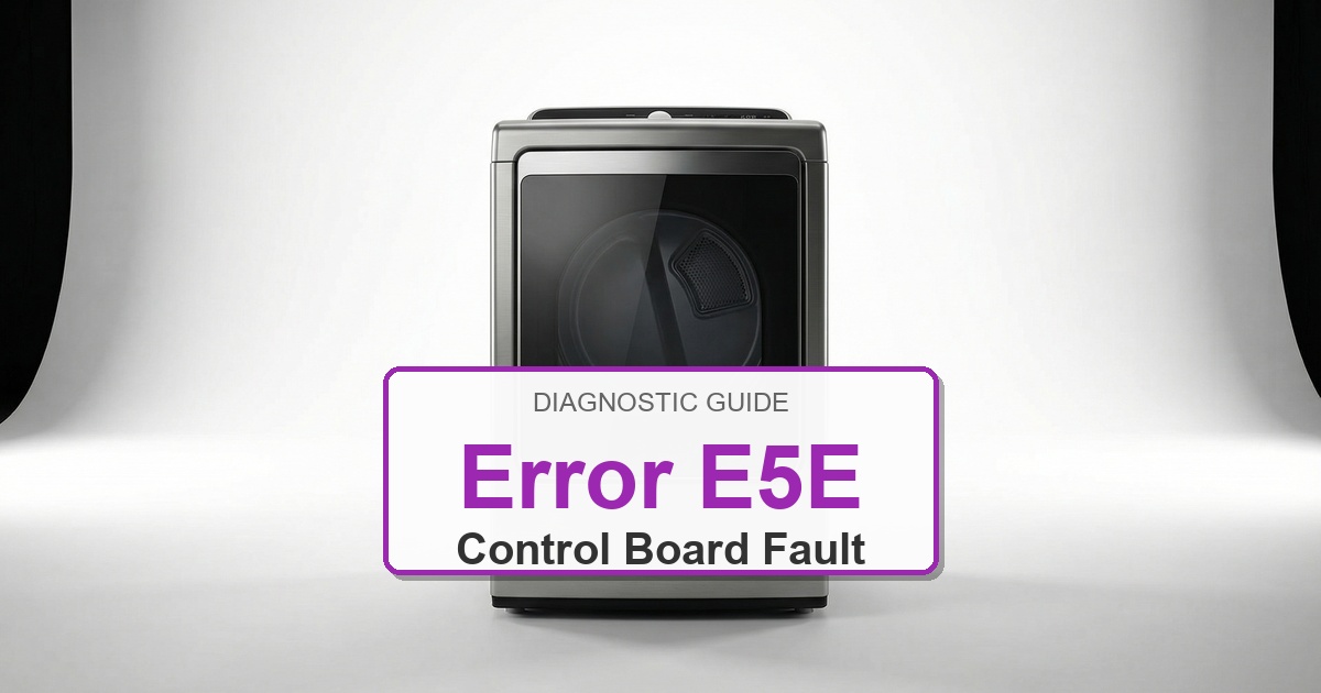 How to Fix Electrolux Dryer Error E5E