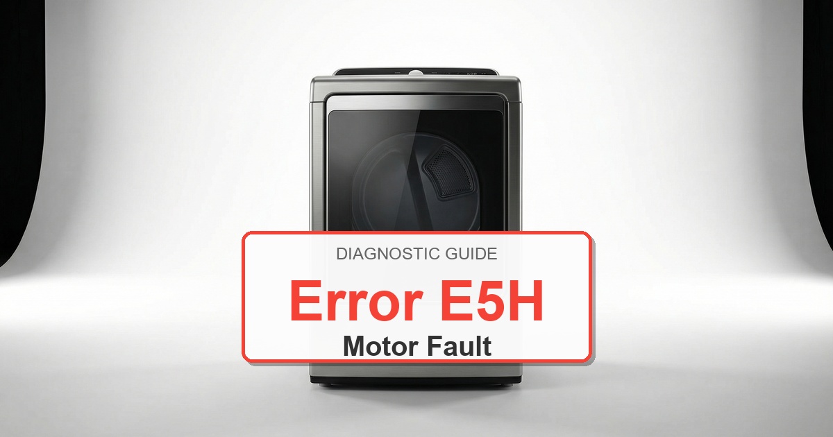 How to Fix Electrolux Dryer Error E5H