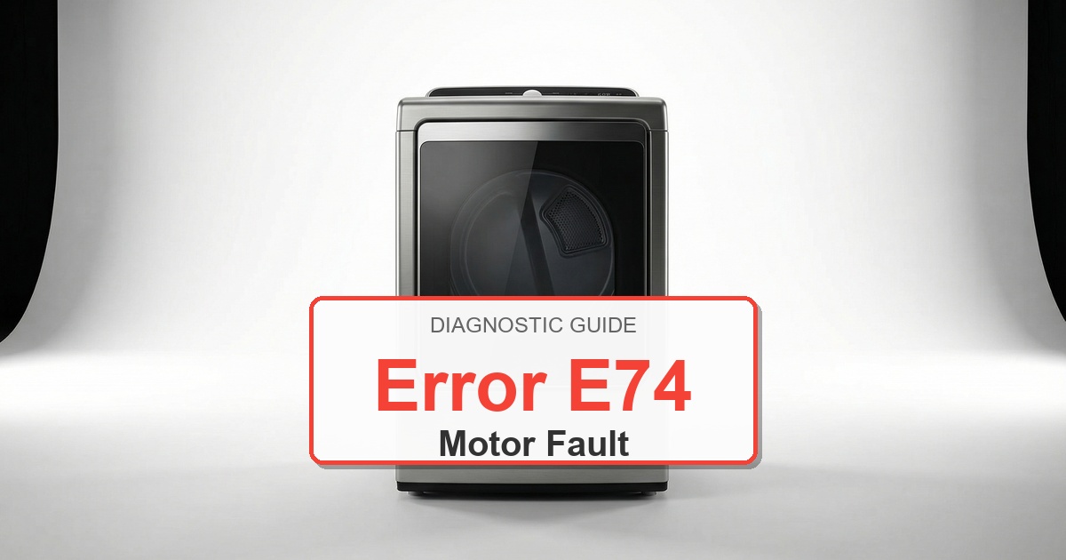 How to Fix Electrolux Dryer Error E74