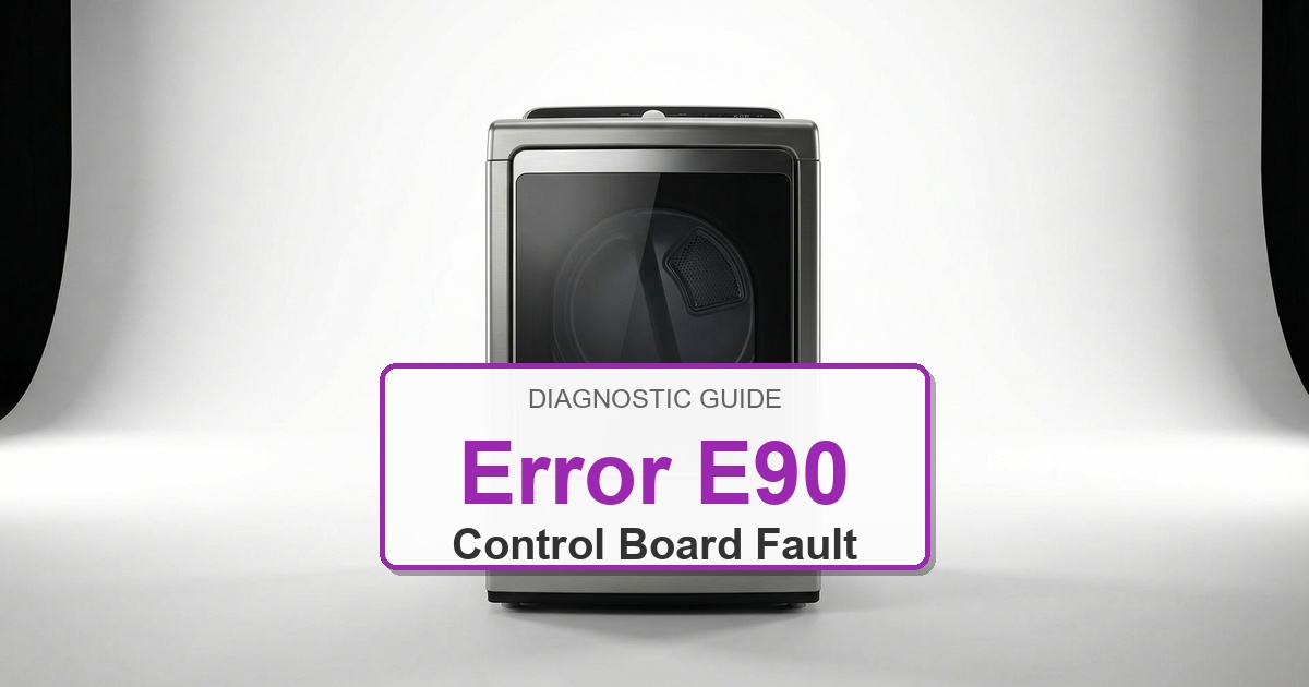 How to Fix Electrolux dryer Error E90