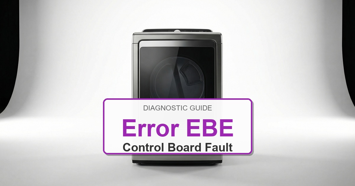 How to Fix Electrolux Dryer Error EBE