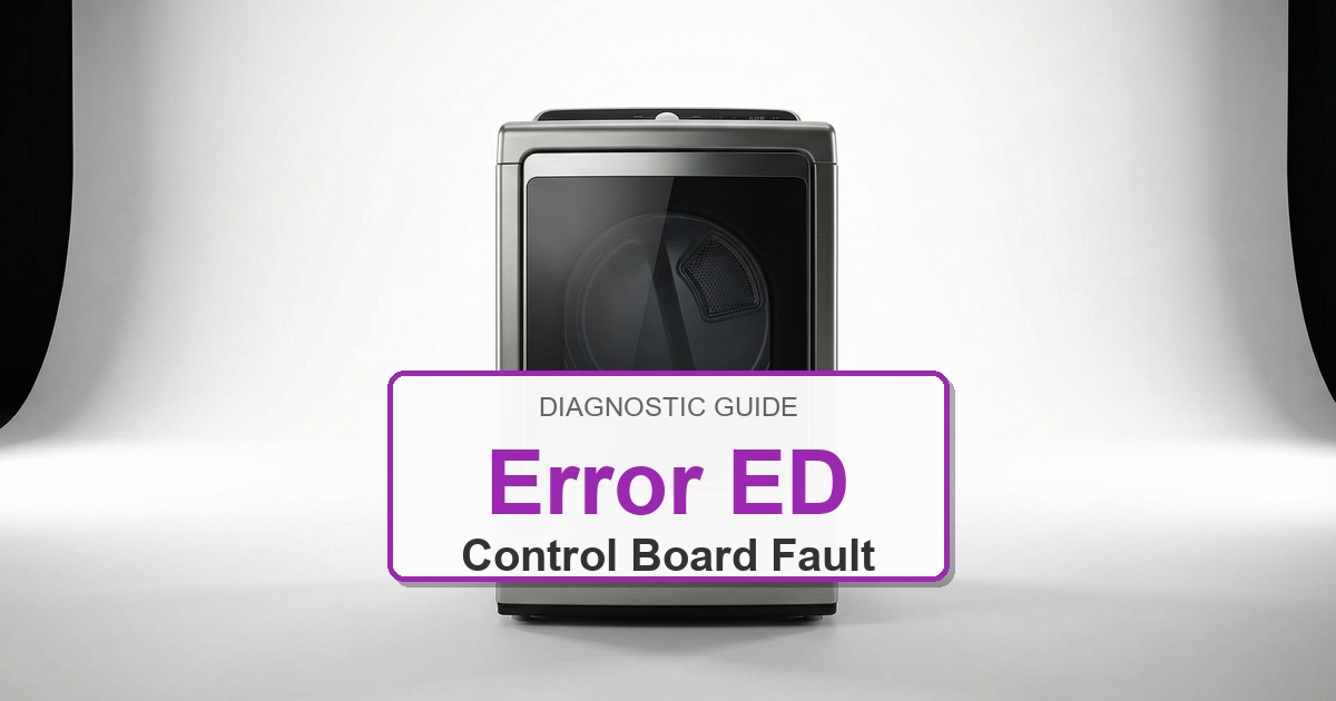 How to Fix Electrolux Dryer Error ED