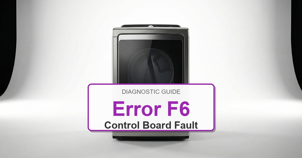 How to Fix Electrolux Dryer Error F6