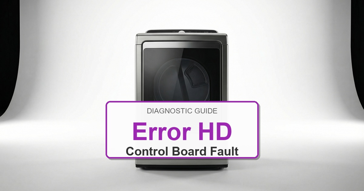 How to Fix Electrolux Dryer Error HD