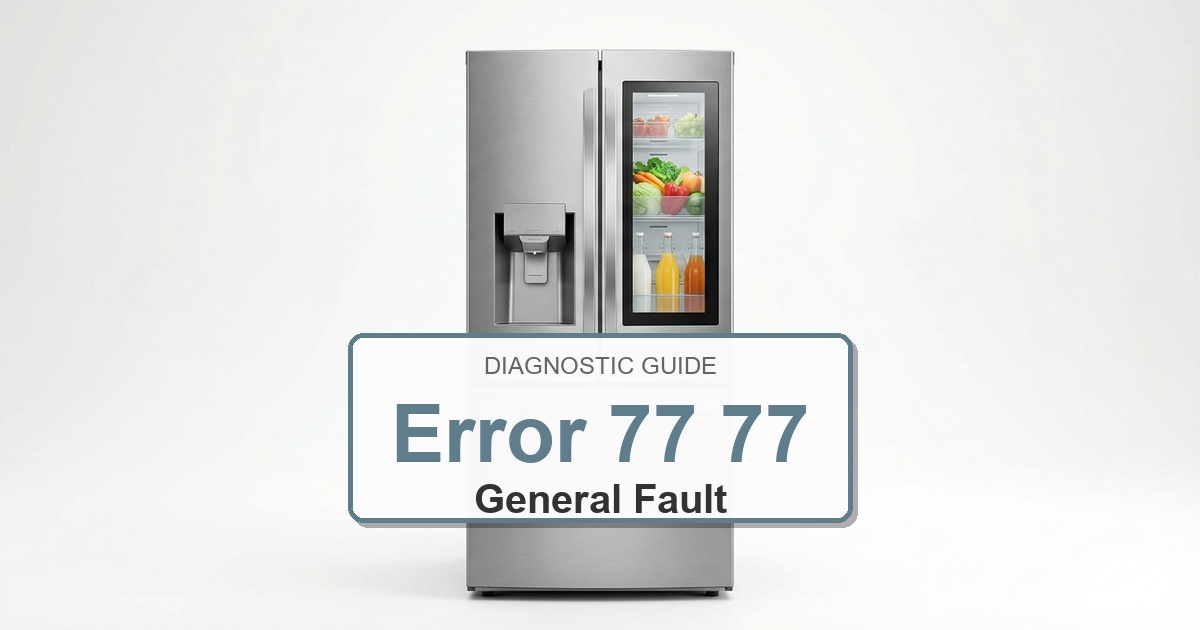 How to Fix Electrolux Refrigerator Error 77 77
