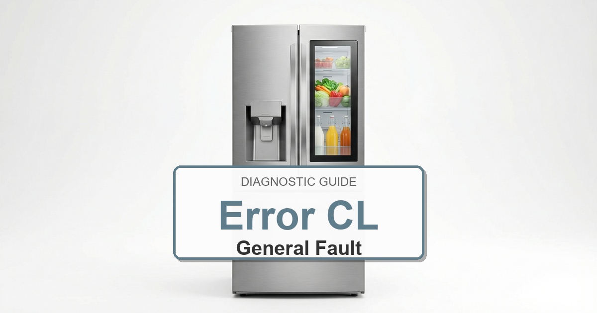 How to Fix Electrolux Refrigerator Error CL