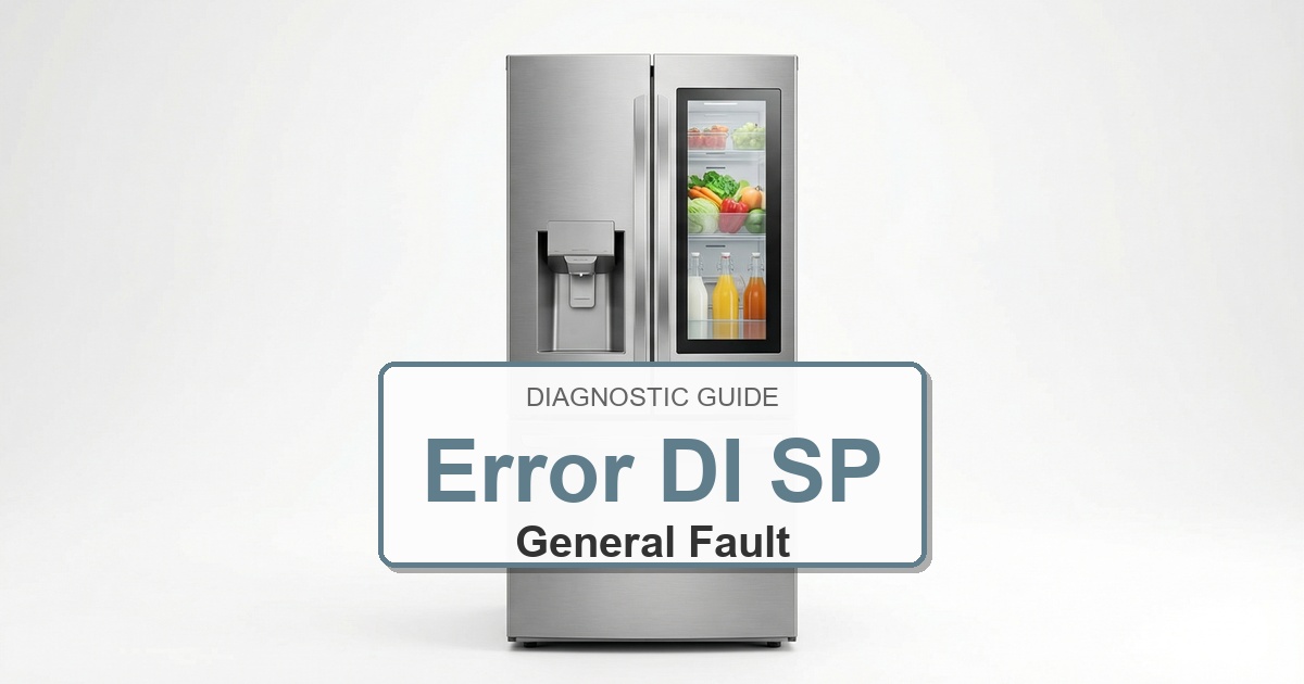 How to Fix Electrolux Refrigerator Error DI SP