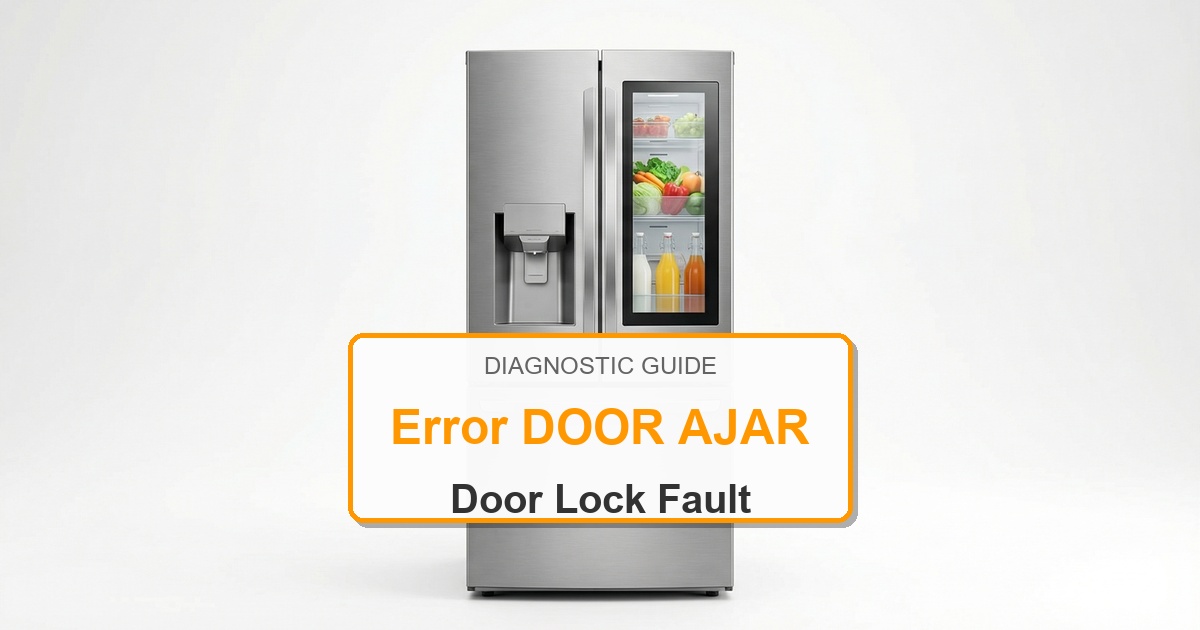 How to Fix Electrolux Refrigerator Error DOOR AJAR