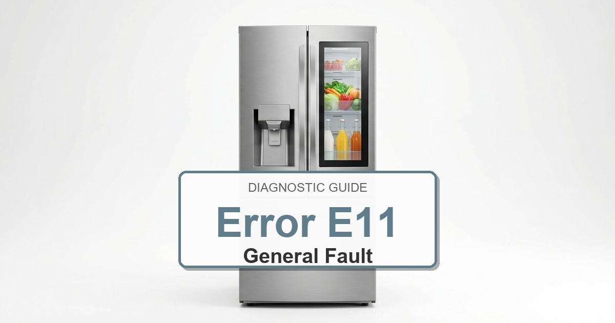 How to Fix Electrolux Refrigerator Error E11