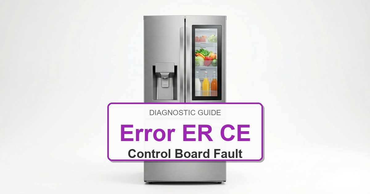 How to Fix Electrolux Refrigerator Error ER CE