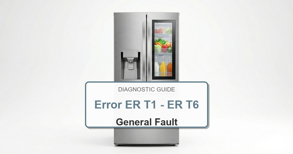 How to Fix Electrolux Refrigerator Error ER T1 – ER T6