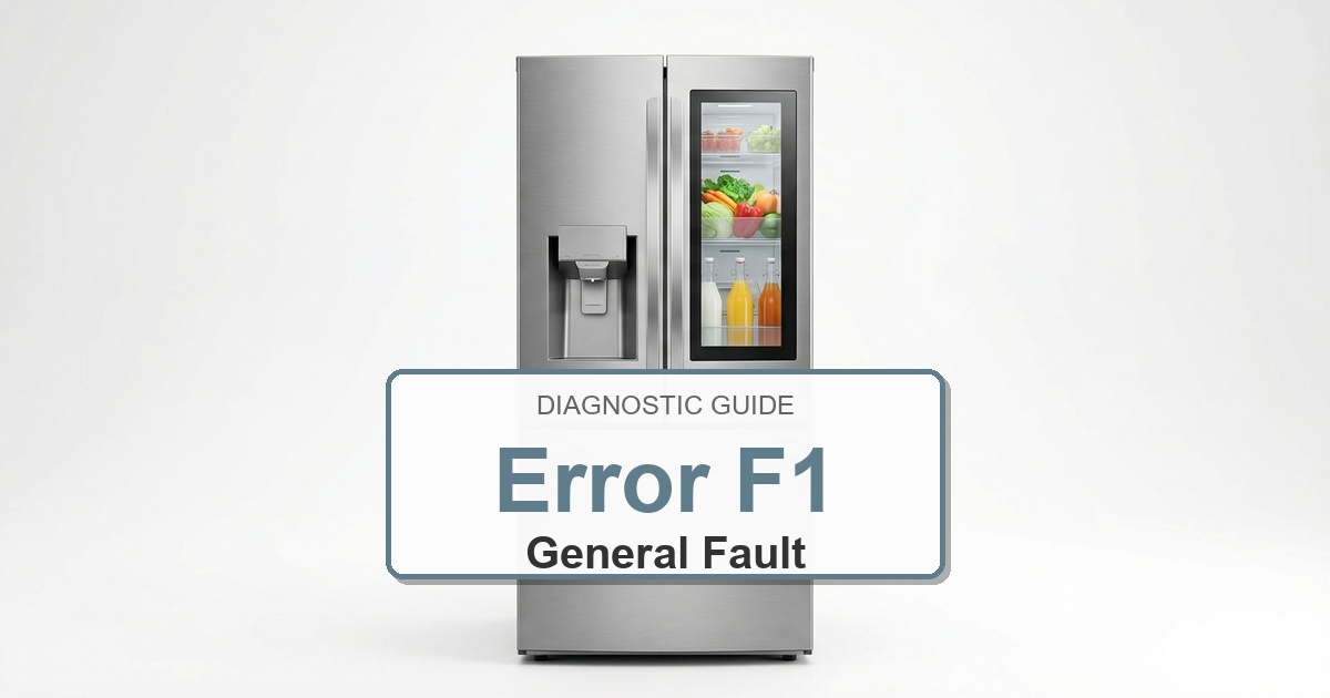 How to Fix Electrolux Refrigerator Error F1