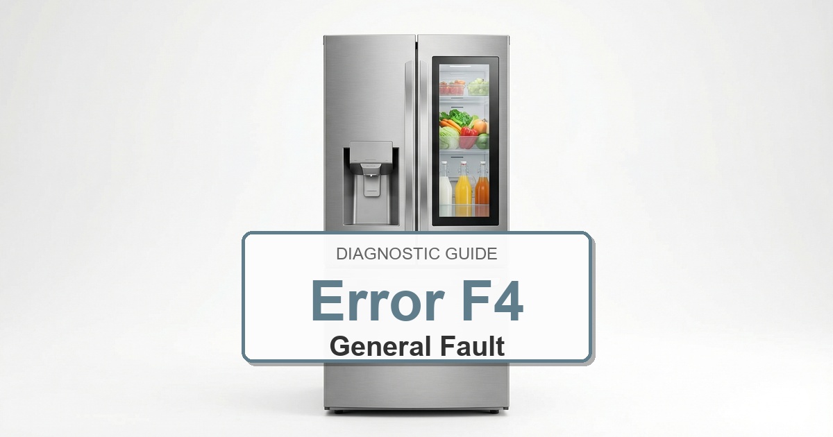 How to Fix Electrolux Refrigerator Error F4