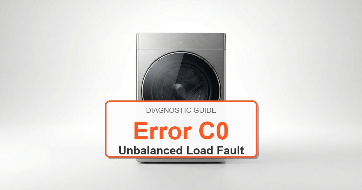 How to Fix Electrolux Washer Error C0