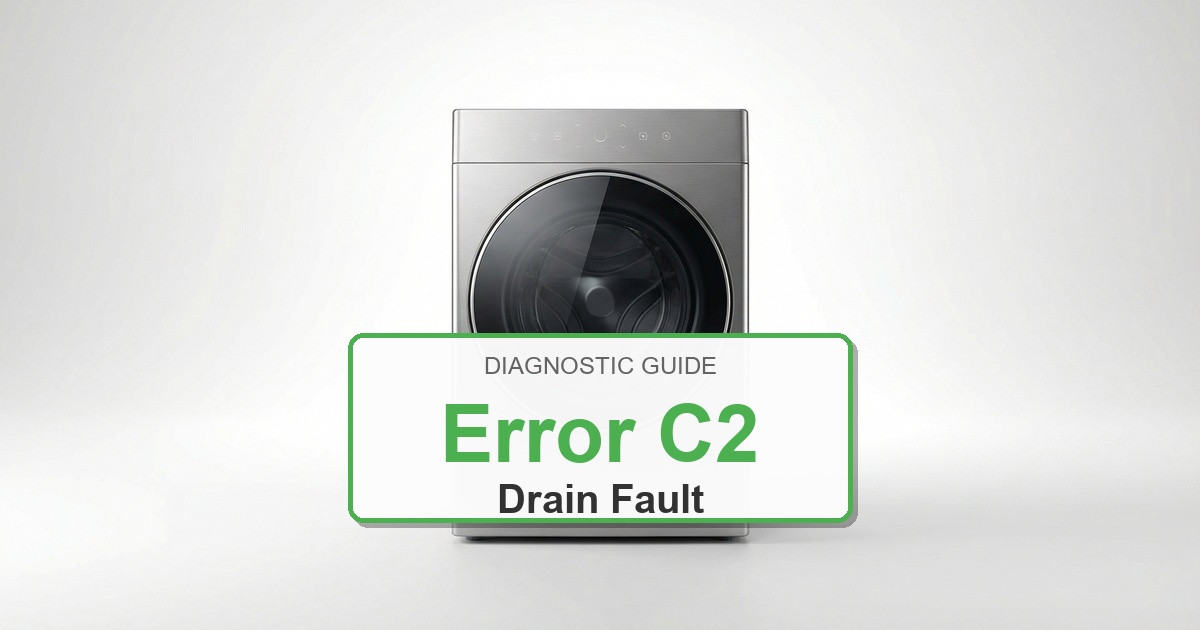 How to Fix Electrolux Washer Error C2