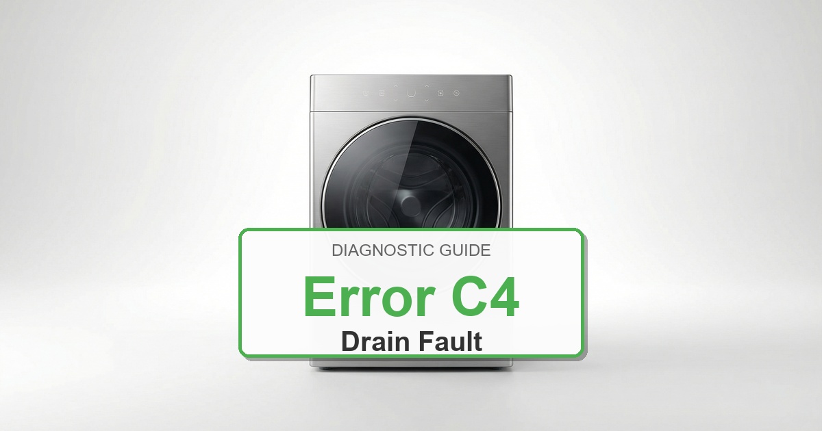 How to Fix Electrolux Washer Error C4