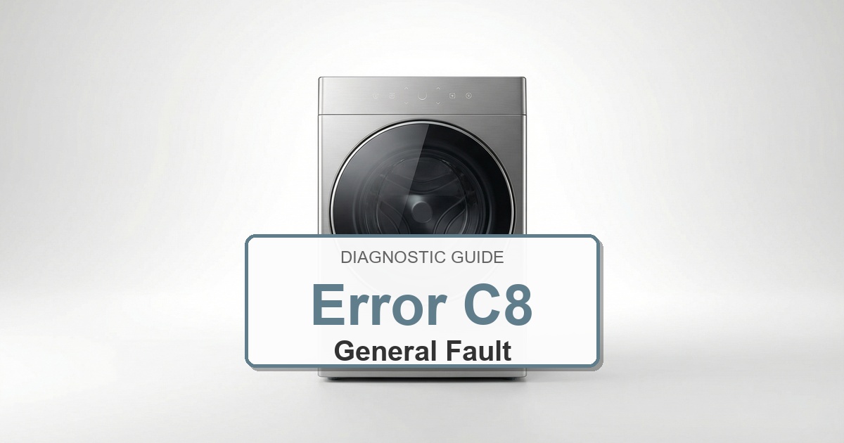 How to Fix Electrolux Washer Error C8
