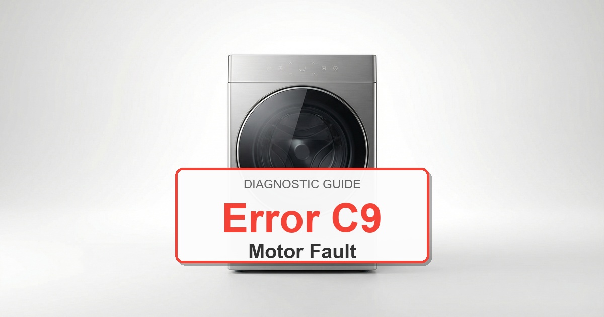 How to Fix Electrolux Washer Error C9