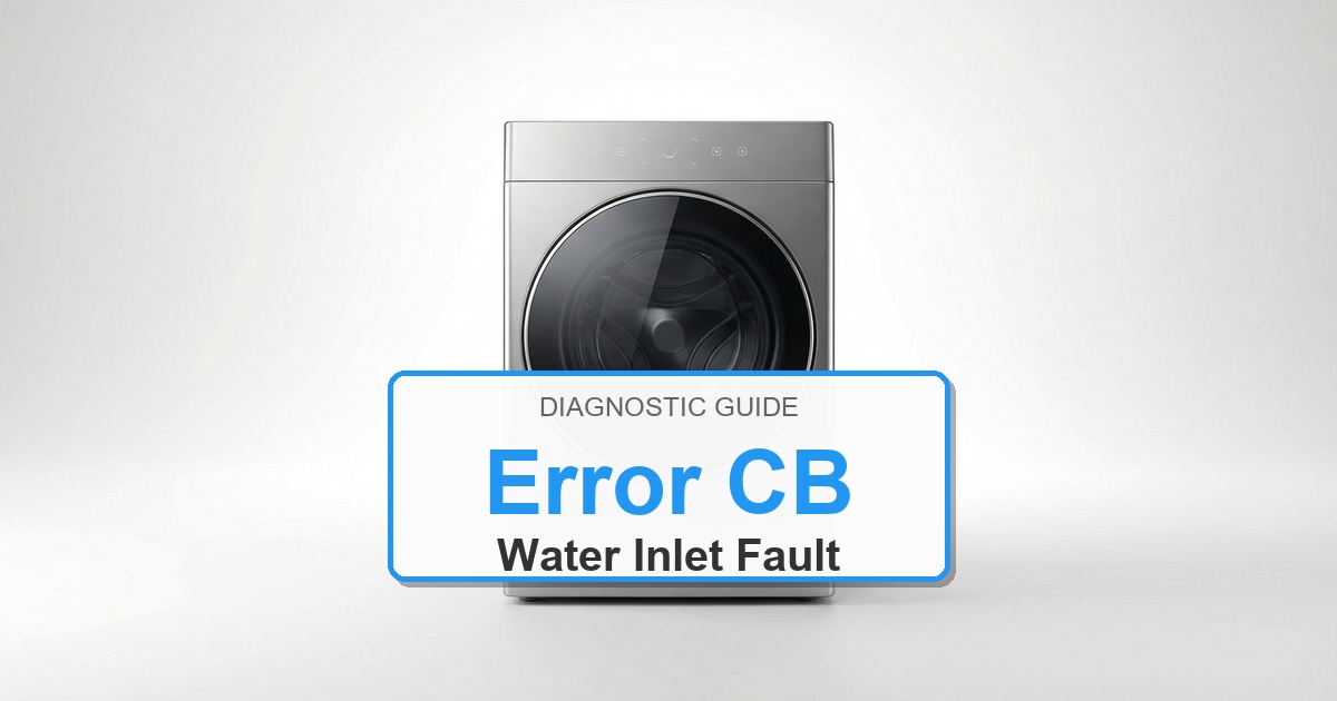 Electrolux Washer Error CB overlay image
