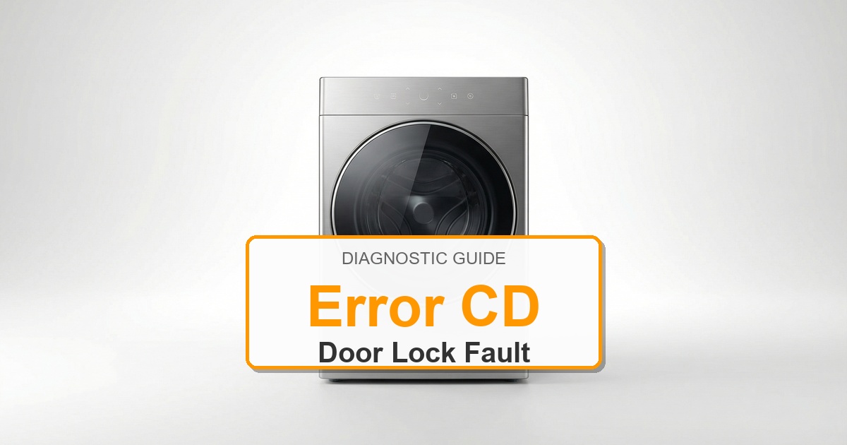 Electrolux Washer Error CD overlay image