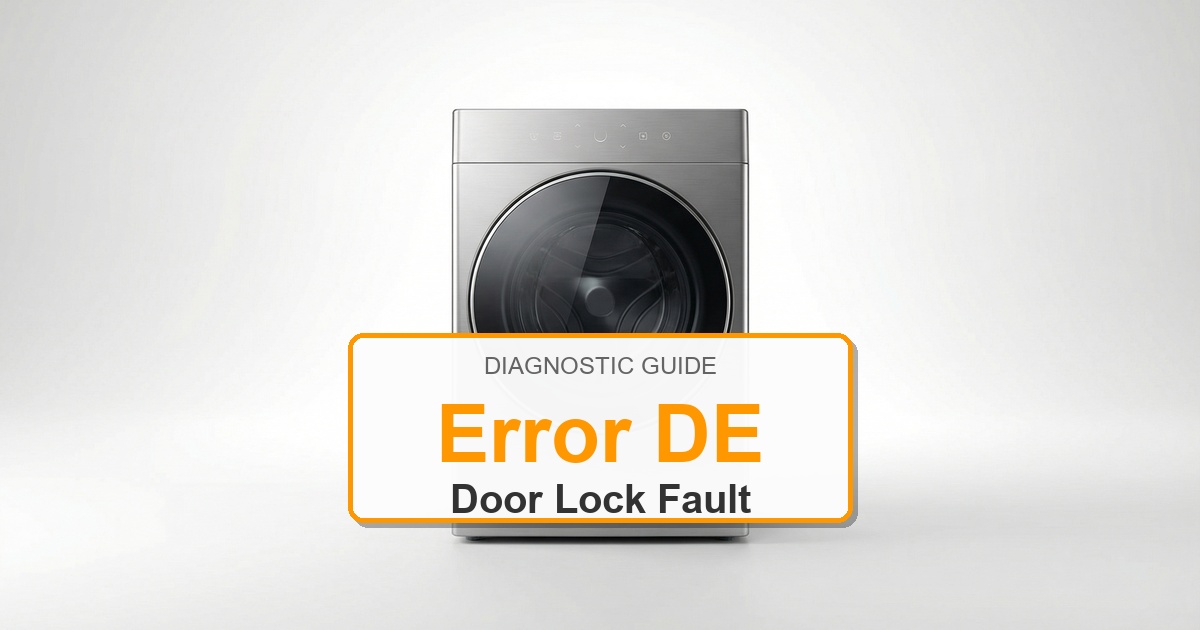How to Fix Electrolux Washer Error DE