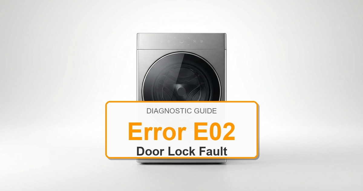 How to Fix Electrolux Washer Error E02