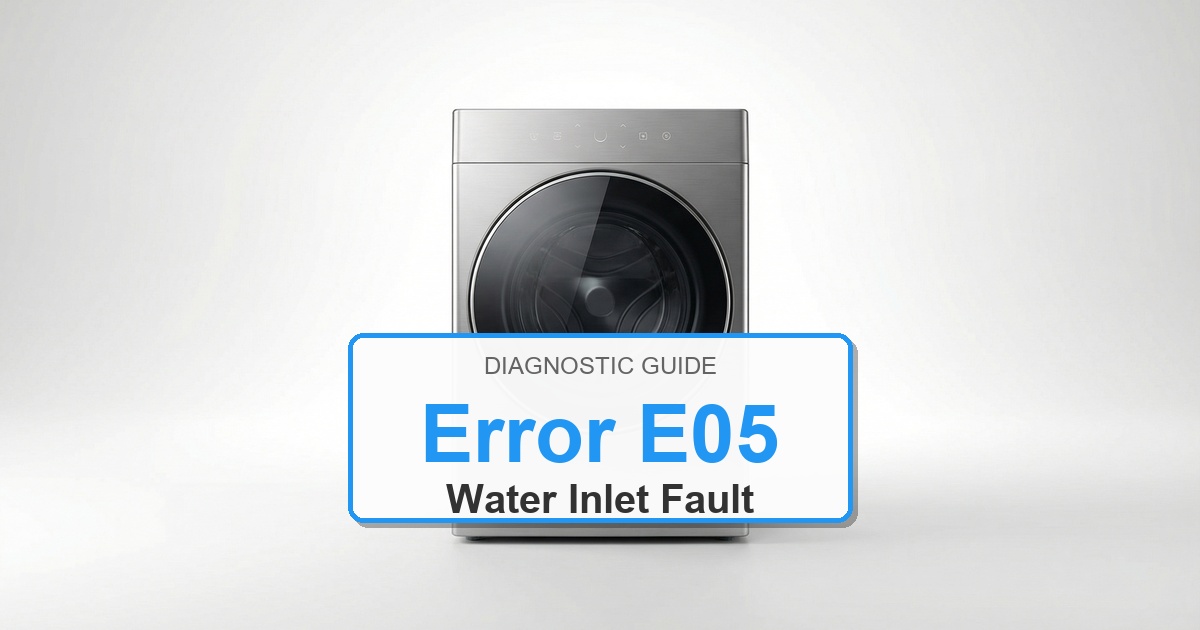 How to Fix Electrolux Washer Error E05