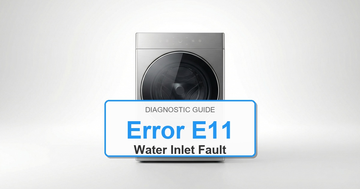 How to Fix Electrolux Washer Error E11